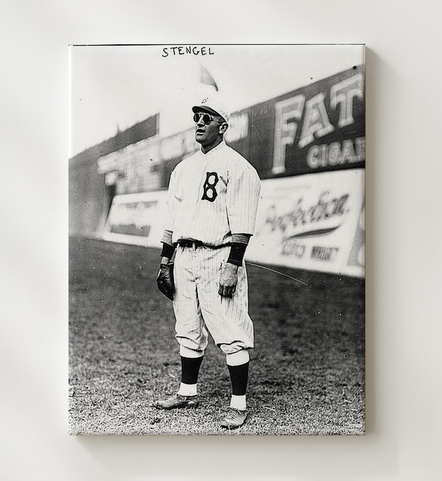 Casey Stengel - Vintage Photo Baseball Wall Art 20x24 Canvas wall art print – Baseball Wall Art decor