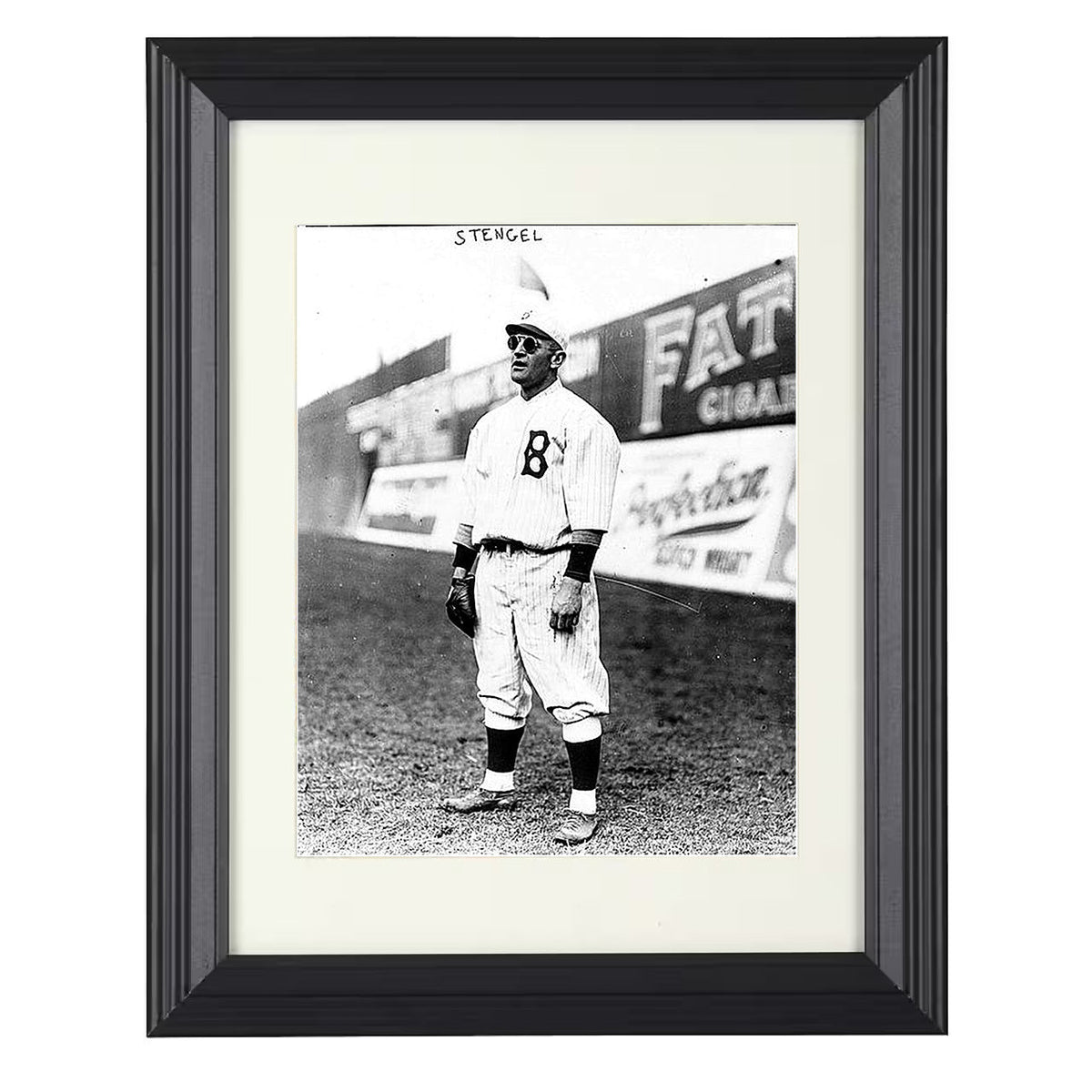 Casey Stengel - Vintage Photo 8x10 Beveled Frame baseball wall art