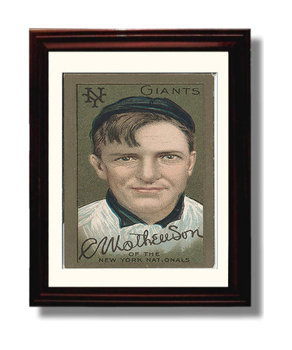 Christy Mathewson - Giants Baseball Card 8x10 Unframed Print baseball wall art