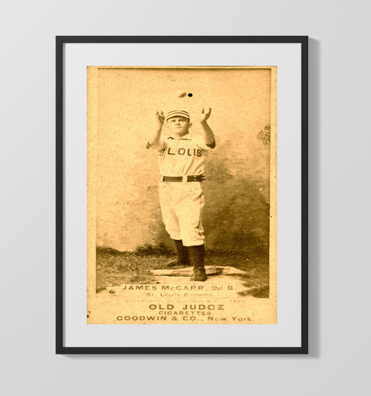 James McCarr - Old Judge Tobacco Card 8x10 Canvas baseball wall art