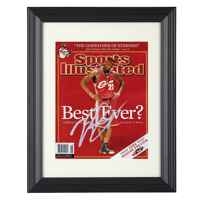 LeBron 2005 SI Cover Cleveland Basketball Best Ever Debate Basketball Wall Art 16x20 Unframed Print basketball wall art print