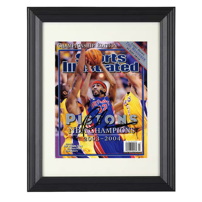 Richard Hamilton 2004 SI Detroit Basketball Championship Edition Basketball Wall Art 16x20 Unframed Print basketball wall art print