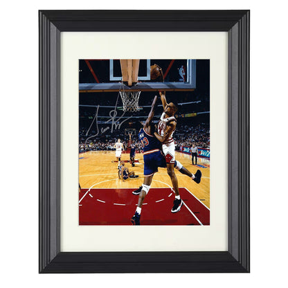 Scottie Pippen Chicago Basketball Posterized Power Over New York Spotlight Basketball Wall Art 16x20 Unframed Print basketball wall art print