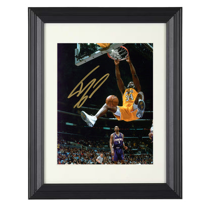 Shaquille ONeal Los Angeles Rim Rocker Diesel Slam Spotlight Basketball Wall Art 16x20 Unframed Print basketball wall art print