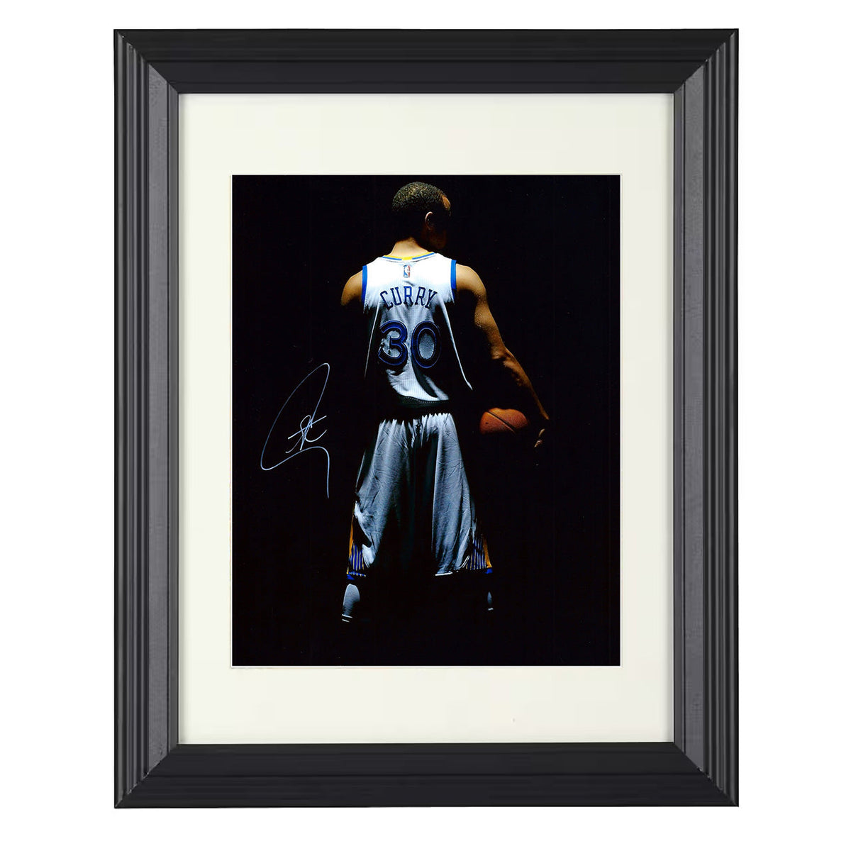 Stephen Curry Golden State Basketball Jersey Shadows Splash King Spotlight Basketball Wall Art 16x20 Unframed Print basketball wall art print