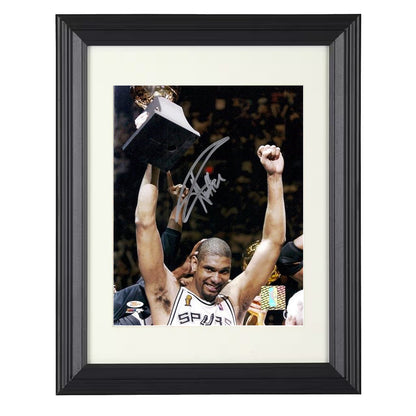 Tim Duncan San Antonio Basketball Trophy Celebration Finals Glory Spotlight Basketball Wall Art 16x20 Unframed Print basketball wall art print