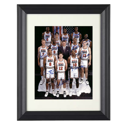 USA Dream Team Barcelona Olympic Portrait 1992 SI Feature Basketball Wall Art 16x20 Unframed Print basketball wall art print