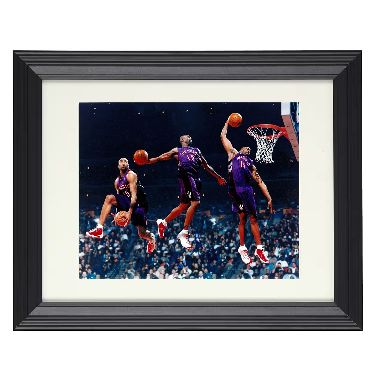 Vince Carter Raptors Slam Half Man Half Amazing Basketball Wall Art 16x20 Unframed Print basketball wall art print