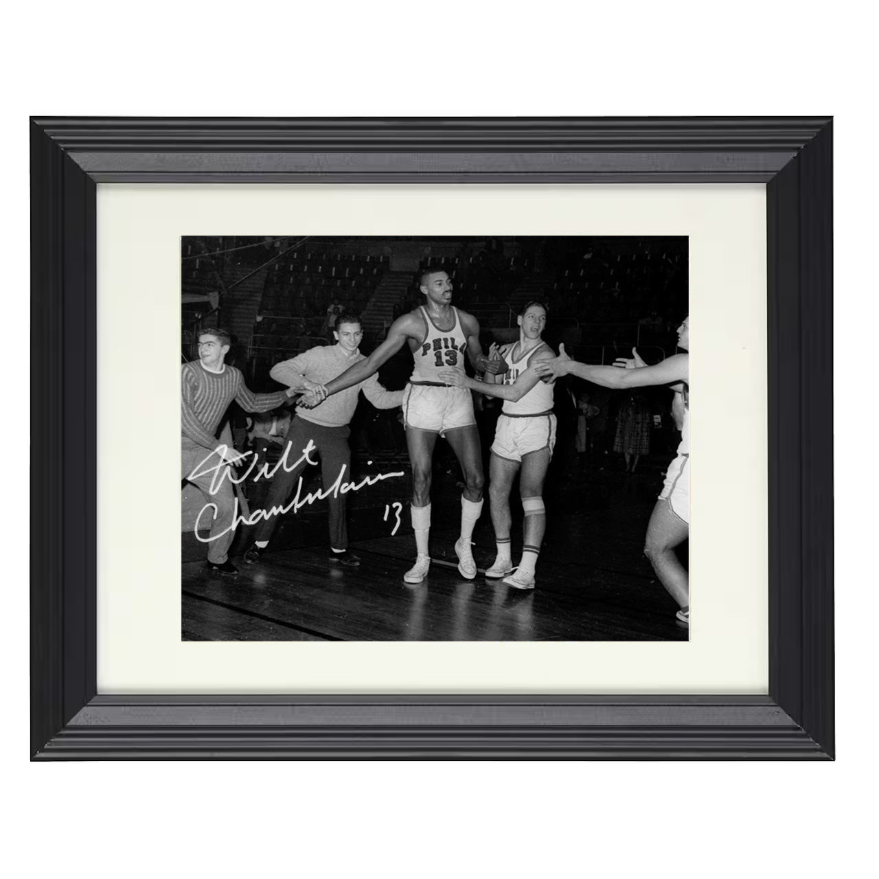 Wilt Chamberlain 100 Point Game Unstoppable Record Basketball Wall Art 16x20 Unframed Print basketball wall art print