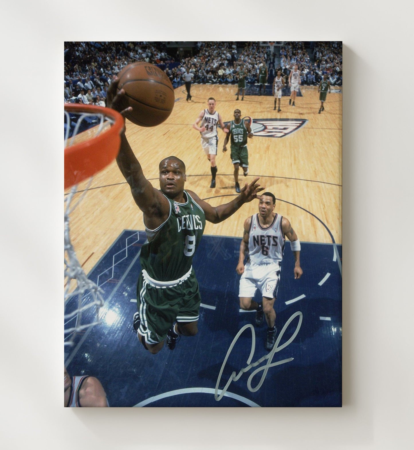 Antoine Walker Celtics Prime Years basketball print - 20x24 Canvas wall art