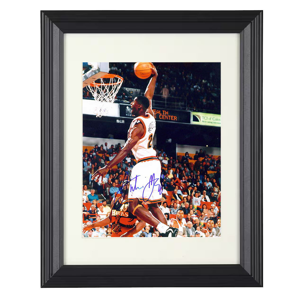 Antonio McDyess - Elevated Midrange Release 8x10 framed basketball wall art
