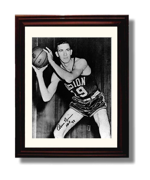 Arnie Risen Rochester Royals Classic Studio Shot Basketball Wall Art 8x10 Beveled Frame basketball wall art print
