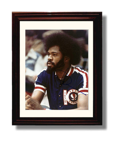 Artis Gilmore ABA Kentucky Colonels Bench Focus Basketball Wall Art 8x10 Beveled Frame basketball wall art print