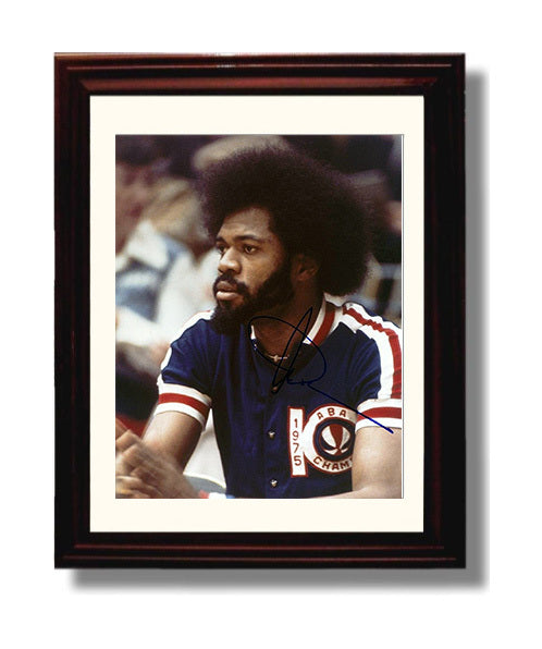 Artis Gilmore ABA Kentucky Colonels Bench Focus Basketball Wall Art 8x10 Beveled Frame basketball wall art print