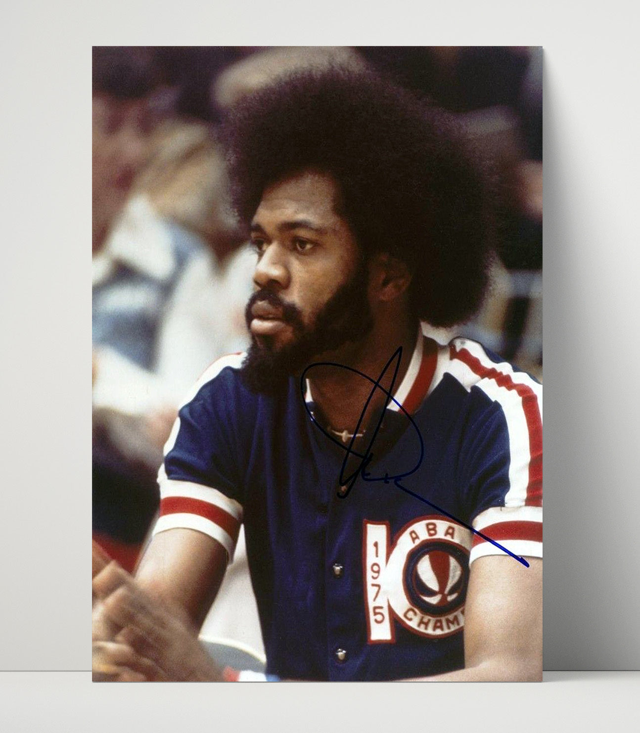 Artis Gilmore – ABA Kentucky Colonels Bench Focus - Basketball Wall Art