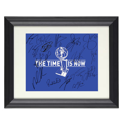 Dallas Mavericks 2011 The Time Is Now Basketball Wall Art 16x20 Unframed Print basketball wall art print