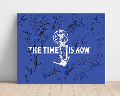 Dallas Mavericks – 2011 The Time Is Now - Basketball Wall Art