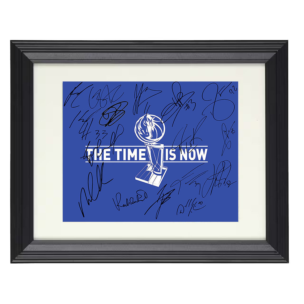 Dallas Mavericks - 2011 The Time Is Now 8x10 framed basketball wall art