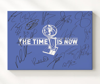 Dallas Mavericks 2011 The Time Is Now Basketball Wall Art 20x24 Canvas basketball wall art print