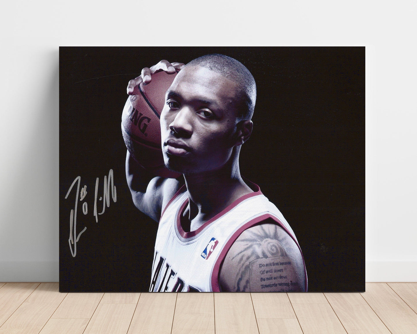Damian Lillard Dame Time Focus basketball print - 16x20 Unframed Print wall art