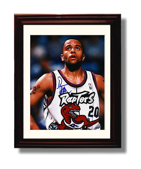 Damon Stoudamire Raptors Expansion Era Spotlight Basketball Wall Art 8x10 Beveled Frame basketball wall art print