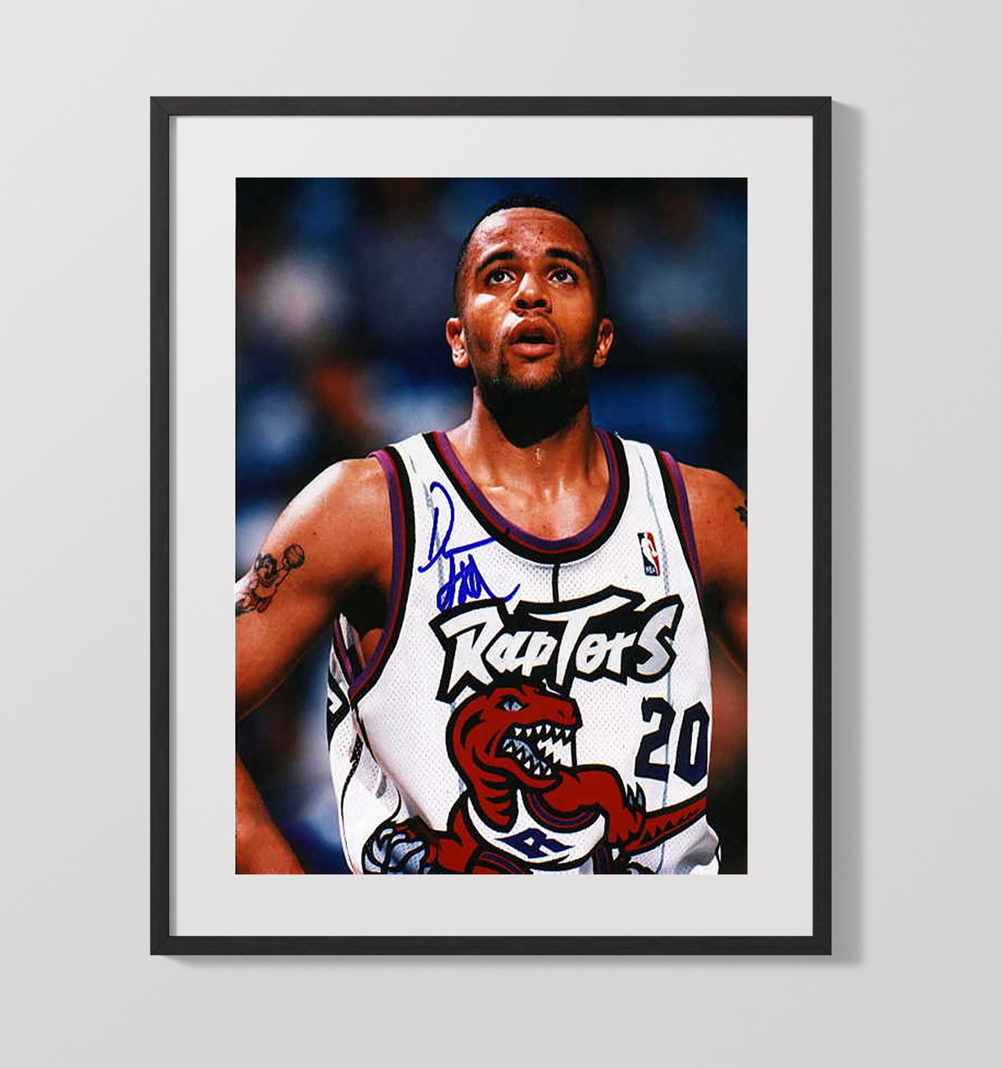 Damon Stoudamire Raptors Expansion Era Spotlight Basketball Wall Art 16x20 Gallery Frame basketball wall art print
