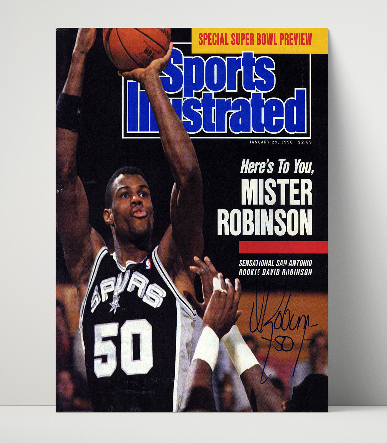 David Robinson – Mister Robinson Rookie 1990 SI - Basketball Wall Art