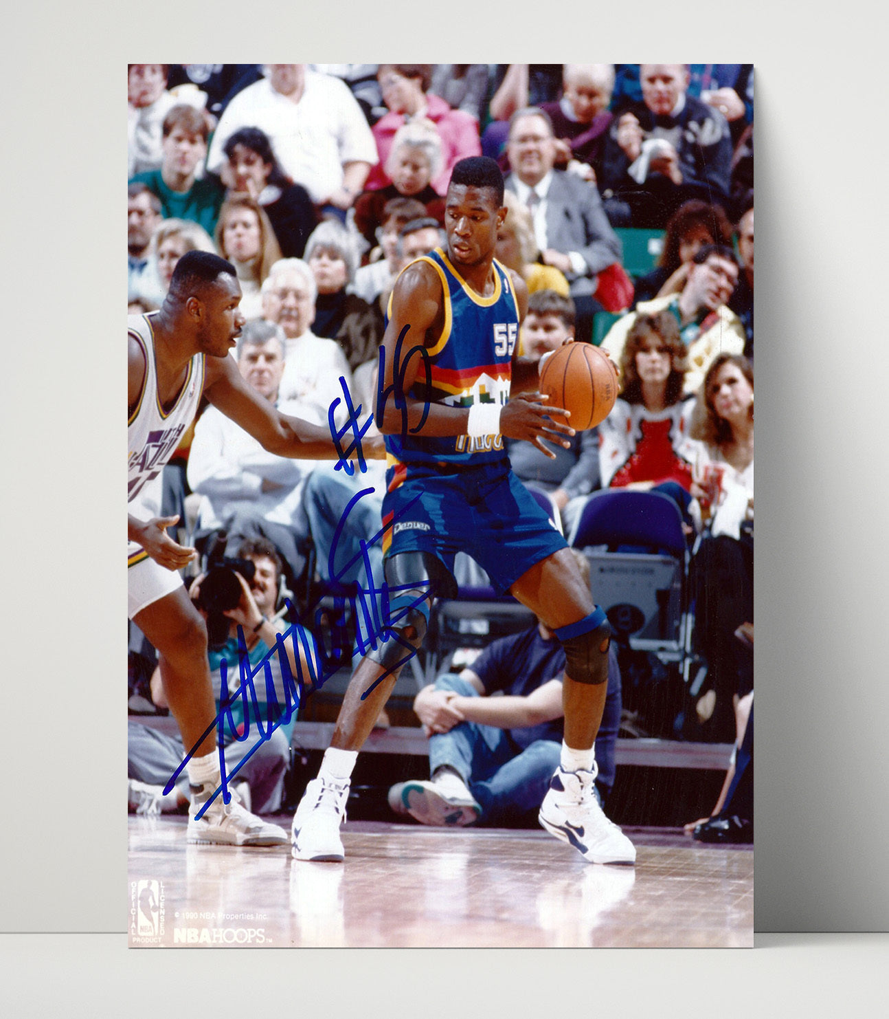 Dikembe Mutombo Denver Defensive Anchor Post Control basketball print - 16x20 Unframed Print wall art