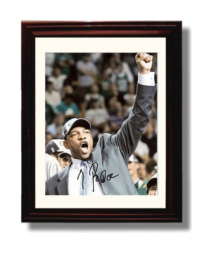 Doc Rivers Championship Clinch Celebration Basketball Wall Art 8x10 Beveled Frame basketball wall art print