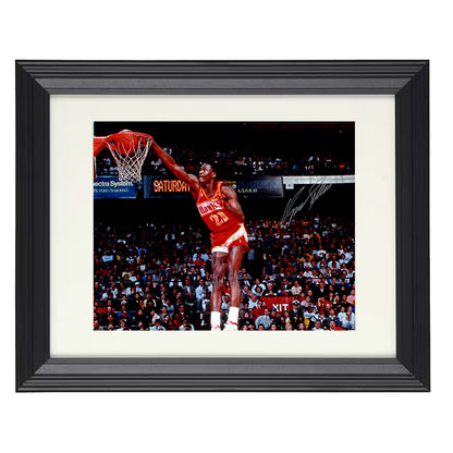 Dominique Wilkins Hawks High Flying Dunk Basketball Wall Art 16x20 Unframed Print basketball wall art print