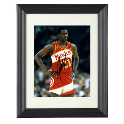 Dominique Wilkins Hawks Human Highlight Game Pause Basketball Wall Art 16x20 Unframed Print basketball wall art print