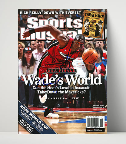 Dwyane Wade – Finals Flash vs Dallas 2006 SI - Basketball Wall Art