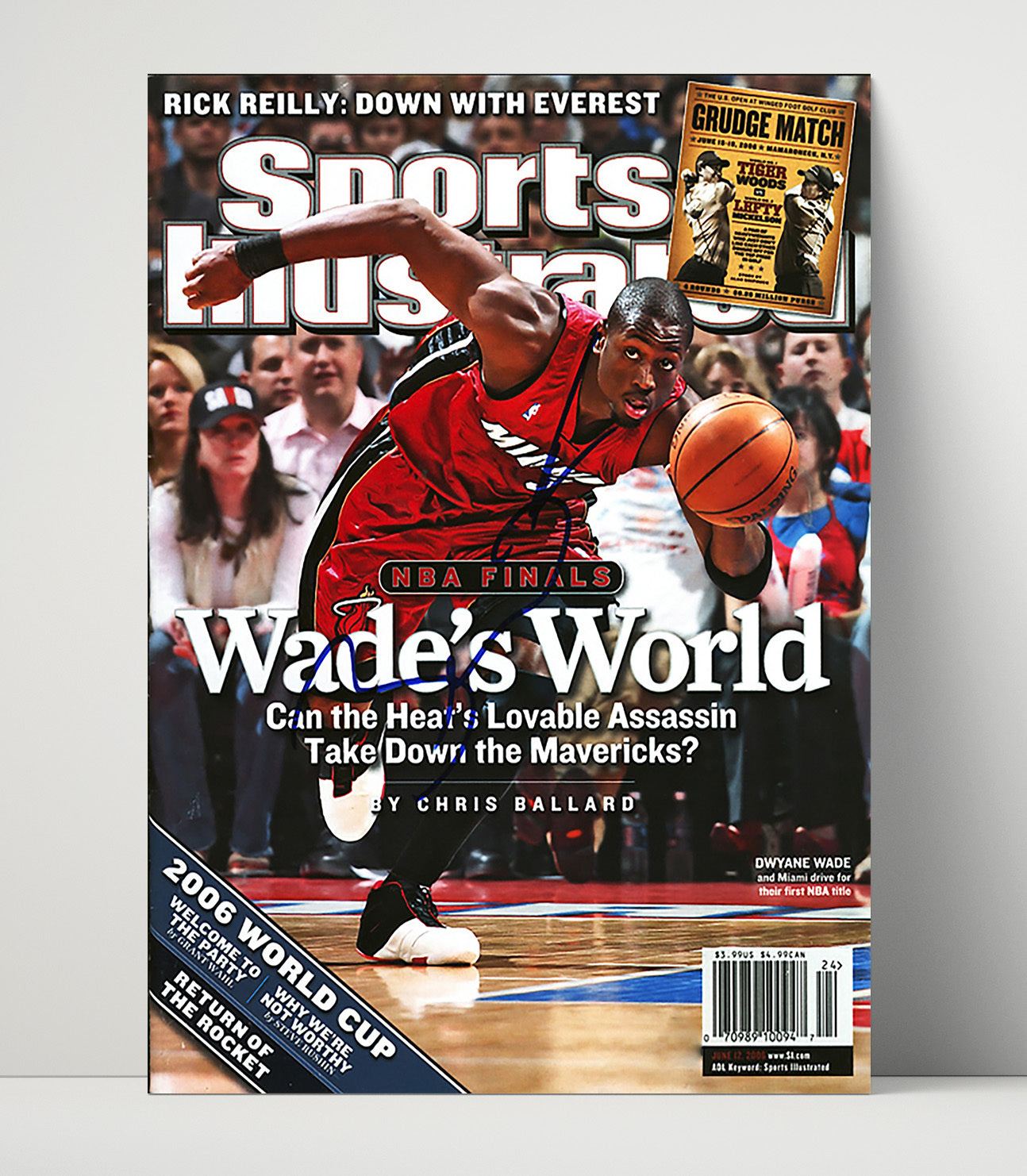 Dwyane Wade 2006 Finals SI Cover Flash vs Dallas basketball print - 16x20 Unframed Print wall art