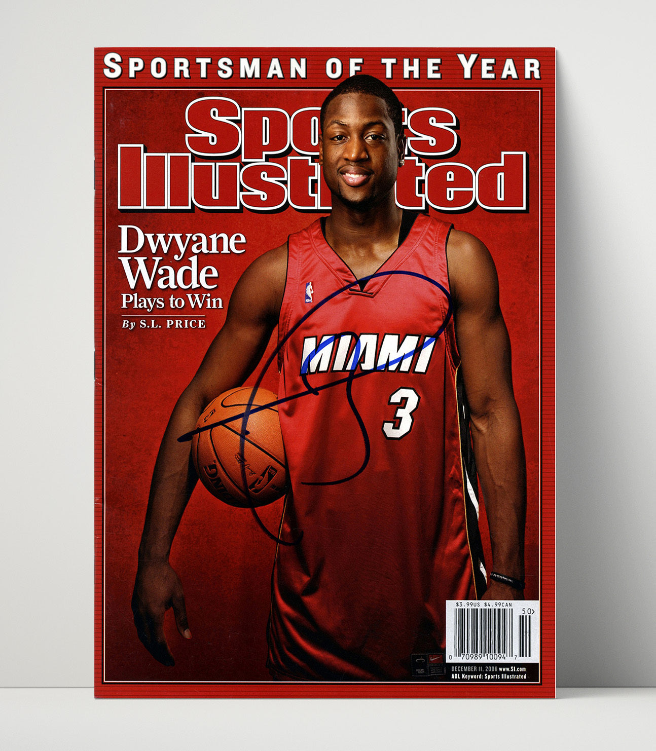 Dwyane Wade 2006 SI Sportsman of the Year Cover basketball print - 16x20 Unframed Print wall art
