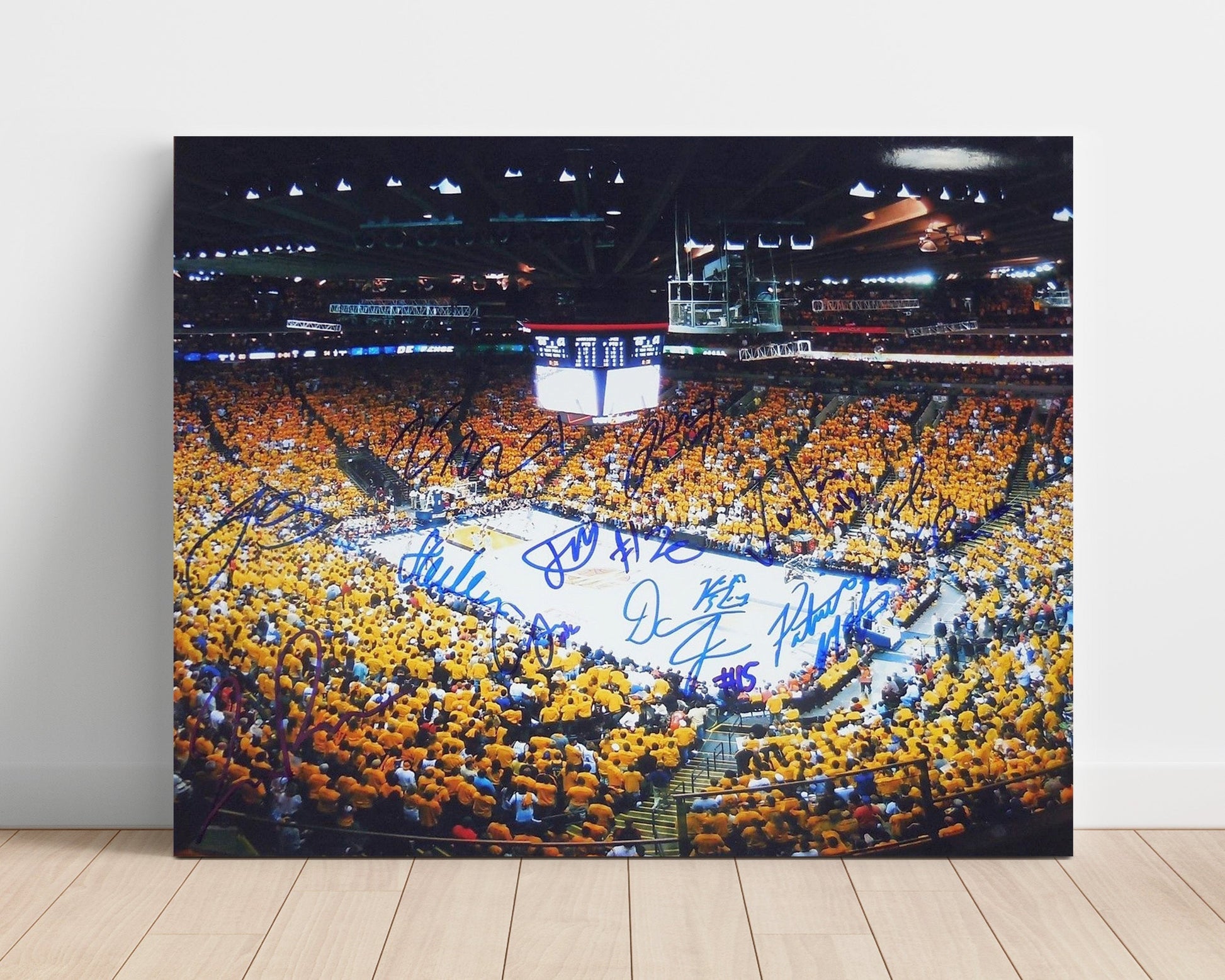 Golden State Warriors 2017 Playoff Run Strength in Numbers basketball print - 16x20 Unframed Print wall art