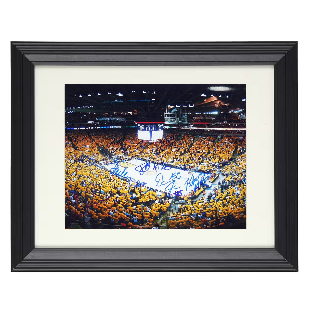 Golden State Warriors - 2017 Playoff Run Strength in Numbers 8x10 framed basketball wall art