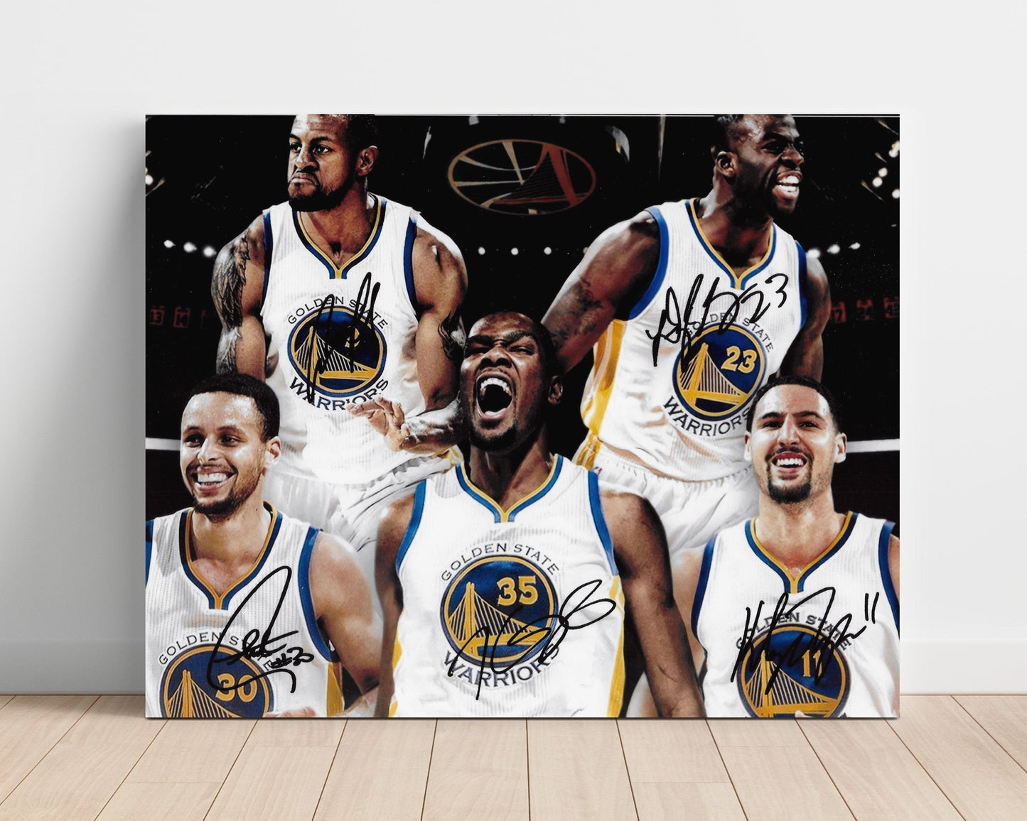 Golden State Warriors – Starting Five Strength in Numbers - Basketball Wall Art