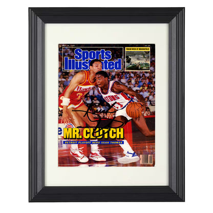 Isiah Thomas 1987 SI Cover Mr Clutch Detroit Playoff Run Basketball Wall Art 16x20 Unframed Print basketball wall art print