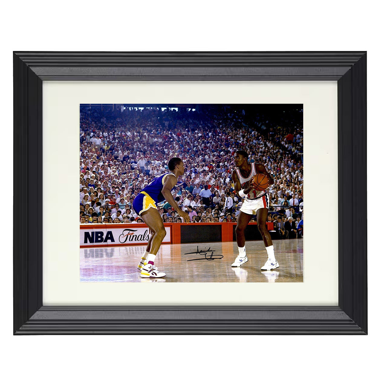 Isiah Thomas - Pistons Finals Leader 8x10 framed basketball wall art