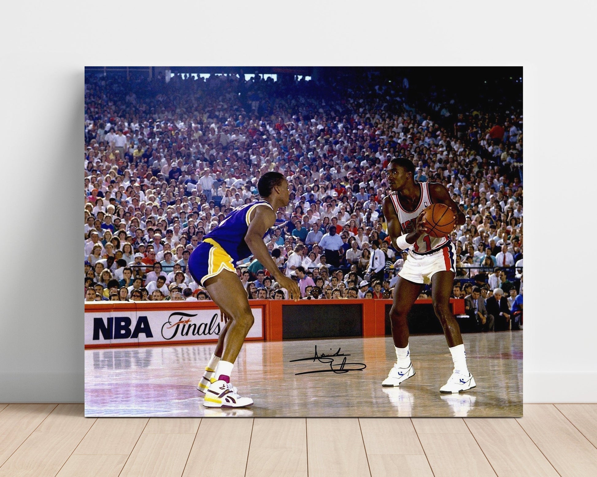 Isiah Thomas Pistons Finals Leader basketball print - 16x20 Unframed Print wall art
