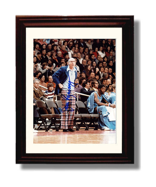 Jack Ramsay Blazers Sideline Command Basketball Wall Art 8x10 Beveled Frame basketball wall art print