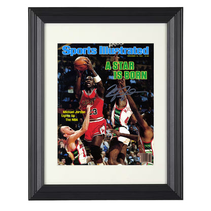 Jordan A Star Is Born Rookie Sensation SI Cover December 1984 Basketball Wall Art 16x20 Unframed Print basketball wall art print