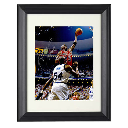 Jordan Bulls Airborne Finals Elevation Over Orlando Basketball Wall Art 16x20 Unframed Print basketball wall art print