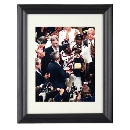 Jordan Chicago Basketball Championship Trophy Presentation Basketball Wall Art 16x20 Unframed Print basketball wall art print