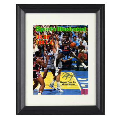 Jordan Olympic Team Star Rising SI Cover July 1984 Basketball Wall Art 16x20 Unframed Print basketball wall art print
