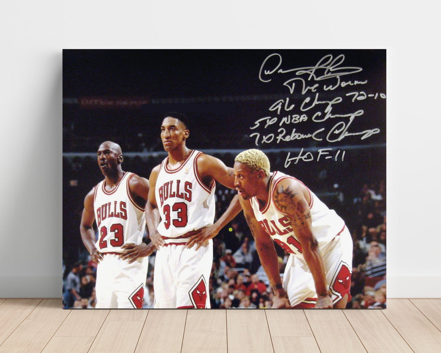 Jordan, Pippen & Rodman – Bulls Trio - Basketball Wall Art