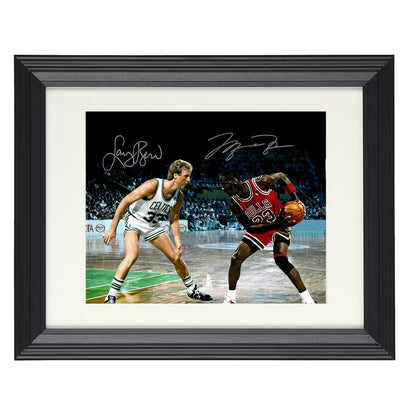 Jordan vs Bird Duel 1980s Classic Basketball Wall Art 16x20 Unframed Print basketball wall art print
