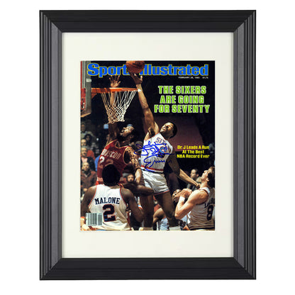 Julius Erving 1983 SI Cover Sixers Seventy Surge Basketball Wall Art 16x20 Unframed Print basketball wall art print