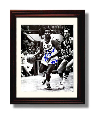 KC Jones Celtics No 25 Classic Game Action Basketball Wall Art 8x10 Beveled Frame basketball wall art print
