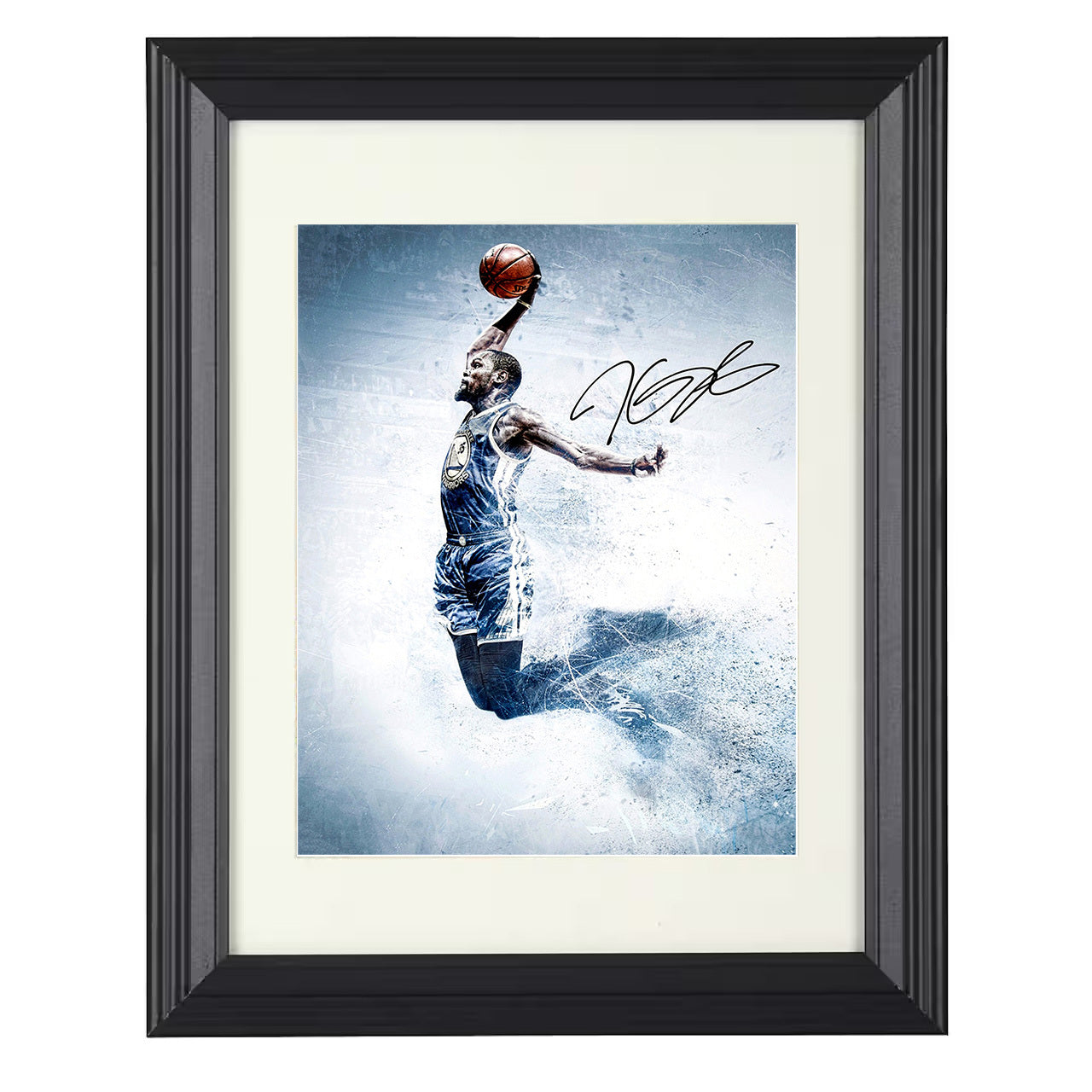 Kevin Durant - Warriors Skyline Apex Flight 8x10 framed basketball wall art